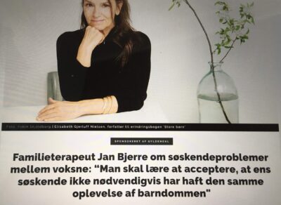 Søskendeproblemer og familieterapi